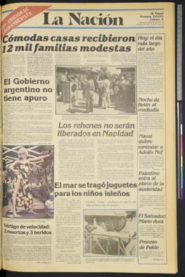 La Nación - 21 de diciembre de 1980