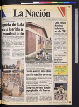 La Nación - 30 de septiembre de 1987