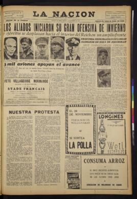 La Nación - 17 de noviembre de 1944