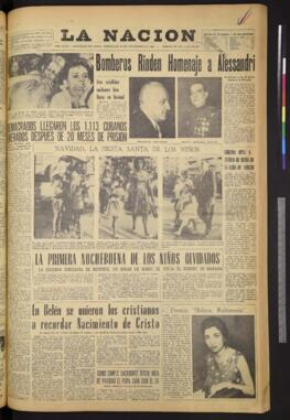 La Nación - 26 de diciembre de 1962