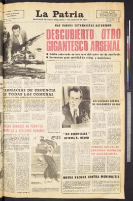 La Patria - 7 de agosto de 1974