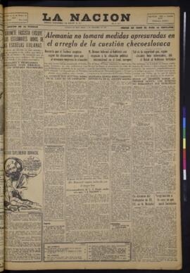 La Nación - 3 de septiembre de 1938
