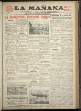 La Mañana - 22 de agosto de 1914