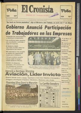 El Cronista - 2 de mayo de 1977