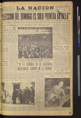 La Nación - 31 de agosto de 1962