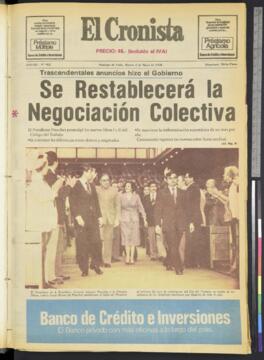 El Cronista - 2 de mayo de 1978