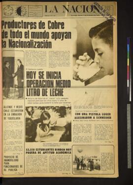 La Nación - 1 de diciembre de 1970