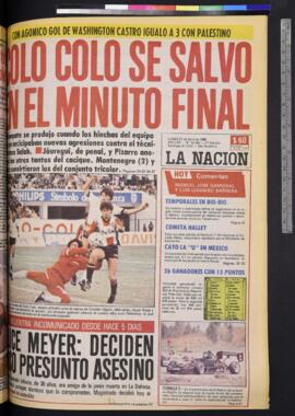 La Nación - 21 de abril de 1986