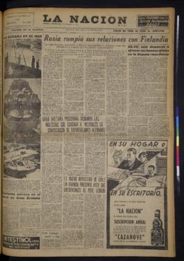 La Nación - 30 de noviembre de 1939
