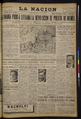La Nación - 22 de marzo de 1939