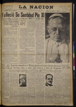 La Nación - 10 de febrero de 1939