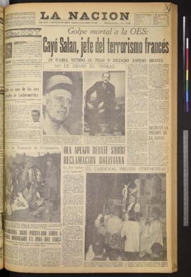 La Nación - 21 de abril de 1962