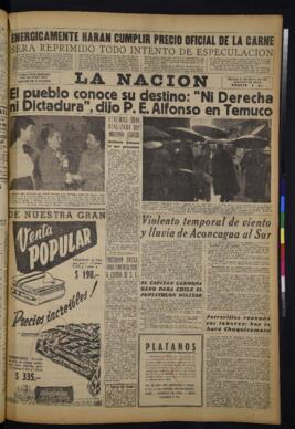 La Nación - 13 de mayo de 1952