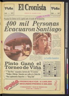 El Cronista - 14 de febrero de 1977