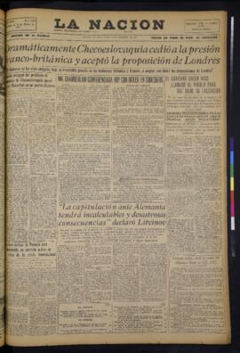 La Nación - 22 de septiembre de 1938