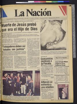 La Nación - 17 de abril de 1987