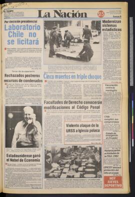 La Nación - 21 de octubre de 1982