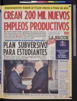 La Nación - 11 de marzo de 1986