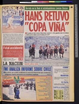 La Nación - 3 de febrero de 1986
