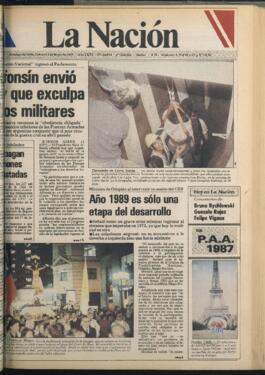 La Nación - 14 de mayo de 1987