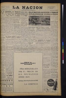 La Nación - 10 de septiembre 1946