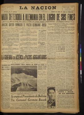 La Nación - 24 de agosto de 1939