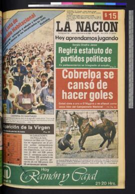 La Nación - 13 de octubre de 1983