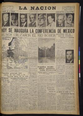 La Nación - 21 de febrero de 1945