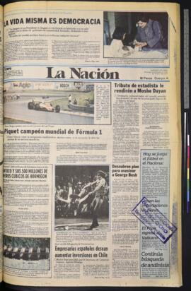 La Nación - 18 de octubre de 1981