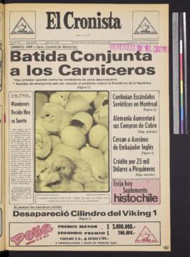 El Cronista - 23 de julio de 1976