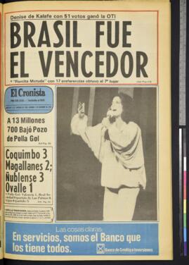 El Cronista - 3 de diciembre de 1978