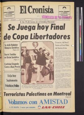 El Cronista - 30 de julio de 1976