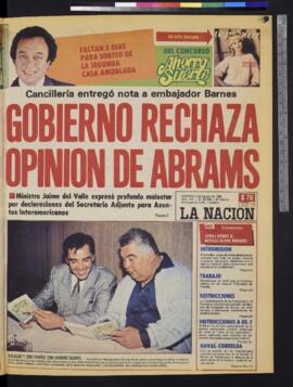 La Nación - 2 de agosto de 1986