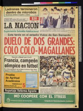 La Nación - 12 de agosto de 1984