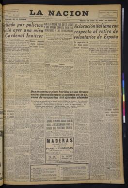 La Nación - 10 de octubre de 1938
