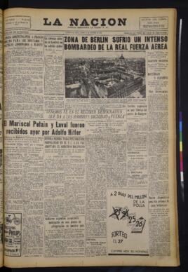 La Nación - 25 de octubre de 1940