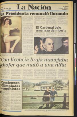 La Nación - 19 de julio de 1980
