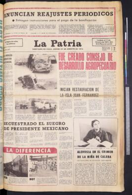La Patria - 29 de agosto de 1974