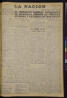 La Nación - 30 de octubre de 1938