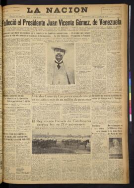 La Nación - 19 de diciembre de 1935