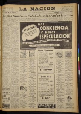 La Nación - 27 de abril de 1942