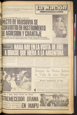 La Nación - 14 de septiembre de 1968