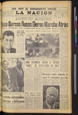 La Nación - 26 de octubre de 1962