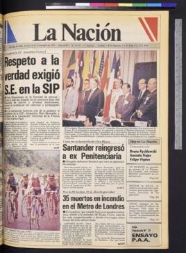 La Nación - 19 de noviembre de 1987