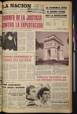 La Nación - 14 de julio de 1972