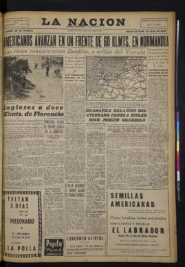 La Nación - 27 de julio de 1944