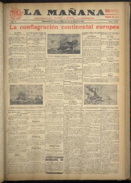 La Mañana - 26 de agosto de 1914
