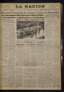 La Nación - 4 de noviembre de 1939