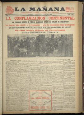 La Mañana - 3 de agosto de 1914