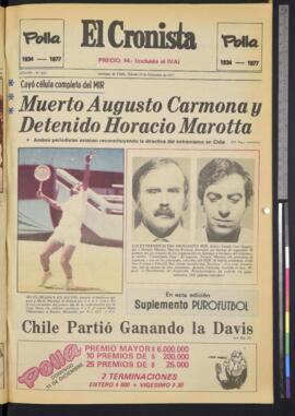 El Cronista - 10 de diciembre de 1977